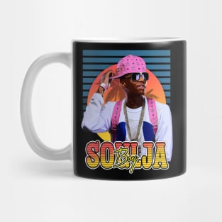 Retro Flyer Style Soulja Boy Hip hop Mug